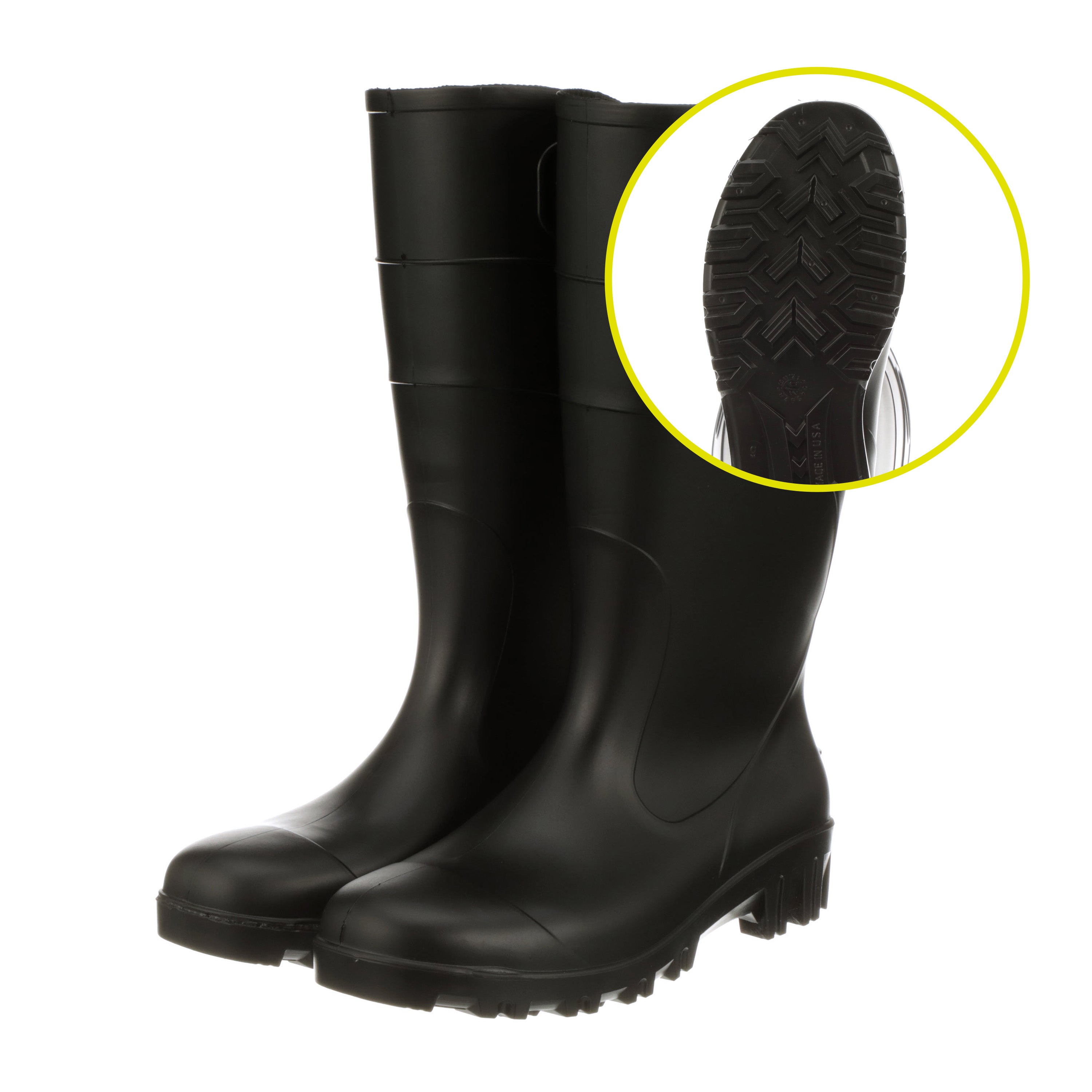 All Purpose 15” Waterproof Work Boots – Lightweight, Slip