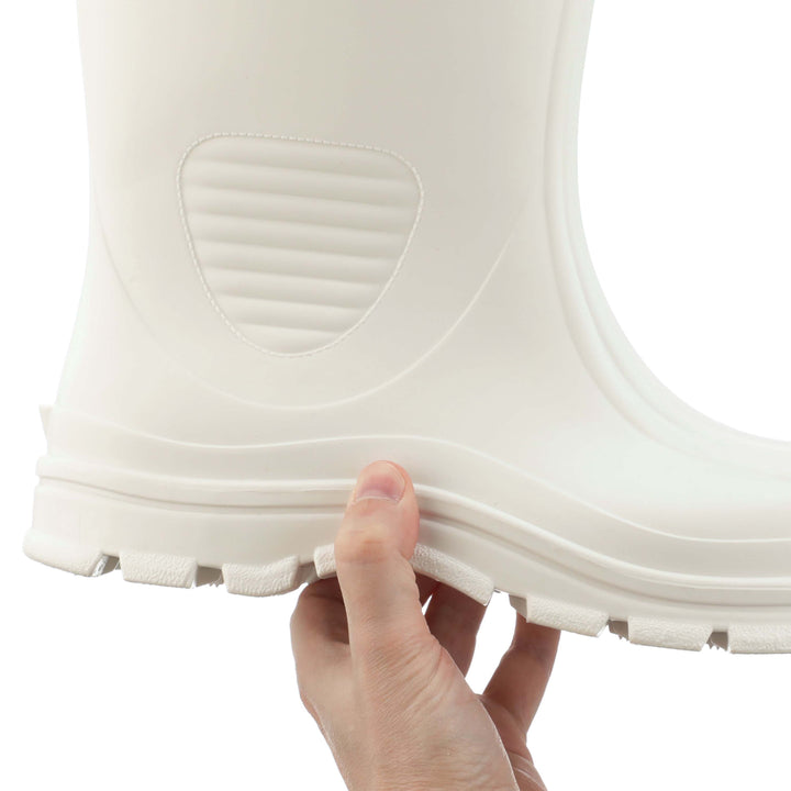 Outdoor White Boot Light Gray