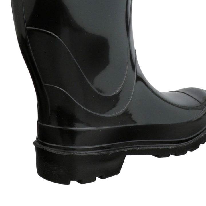 Women's Black Rain Boot Dark Slate Gray