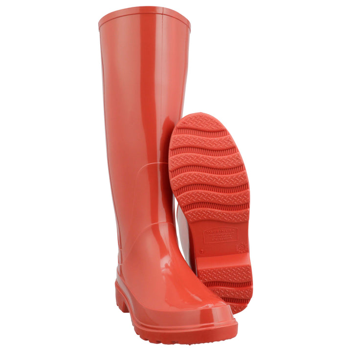Women's Red Rain Boot Tomato